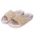 Women's Round Open Toe Sparkly Slides Slip On Thick Soft Cushion Slide Sandals