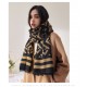 Women's Fall Winter Cashmere Feel Scarf Double-sided Pashmina Warm Soft Chunky Large Blanket Wrap